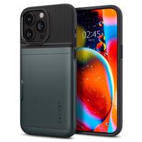 Pouzdro Spigen Slim Armor CS pro iPhone 15 Pro Max - tmavě zelené 8809896749411