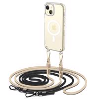 Pouzdro Tech-Protect FlexAir Chain s MagSafe pro iPhone 15 - černo-béžové