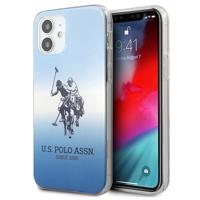 Pouzdro U.S. Polo Assn. Gradient Pattern Collection pro iPhone 12 mini - modré 3700740486818