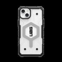 Pouzdro UAG Pathfinder MagSafe pro iPhone 15 Plus - průhledné 840283910166