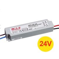 PREMIUMLUX Napájecí zdroj 24W 1A 24V DC, voděodolný / venkovní, Global Leader Power LUX00837