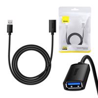 Prodlužovací kabel Baseus USB 3.0 samec - samice, řada AirJoy, 1,5 m (černý) 047006