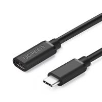 Prodlužovací kabel UGREEN USB-C 3.1, 4K, 60W, 0,5 m (černý) 021026