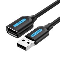 Prodlužovací kabel USB 2.0 samec-samice Vention CBIBD 0,5 m (černý)