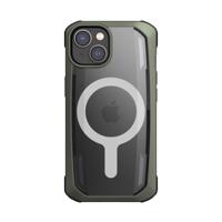 Raptic X-Doria Secure Case iPhone 14 Plus s MagSafe obrněné zelené pouzdro