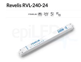 REVELIS Nábytkový LED napájecí zdroj 240W 10A 24V RVL-240-24