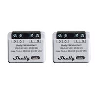 Sada 2 ovladačů Shelly PM Mini Gen3 WiFi/Bluetooth