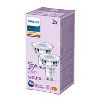 Sada 2x LED žárovka LED GU10 Reflektor 3.5W = 35W 255lm 2700K Teplá bílá PHILIPS PHSECW0002