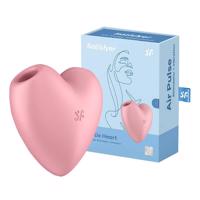 Satisfyer Cutie Heart clitoral massager Light Red (růžový)