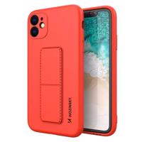 Silikonové pouzdro Wozinsky Kickstand se stojánkem pro iPhone 12 Pro červené 5907769317033