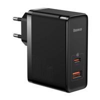 Síťová nabíječka Baseus GaN5 Pro, USB-C + USB, 100 W + kabel (černá) 036235 036235