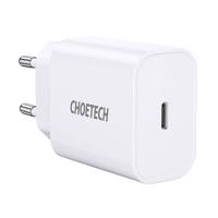 Síťová nabíječka Choetech Q5004 EU USB-C, 20 W (bílá) 039432 039432