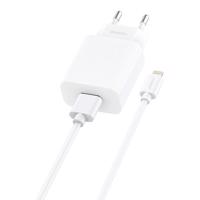 Síťová nabíječka Foneng EU28 2,4A + kabel USB-A na lightning 045505