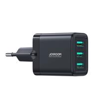 Síťová nabíječka Joyroom JR-TCN02 3xUSB-A 17W 3,4A - černá 6956116753436 6956116753436