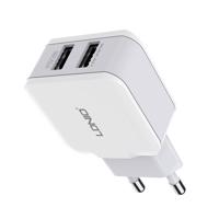 Síťová nabíječka LDNIO A2202, 2x USB, 12 W (bílá) 038550