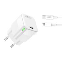 Síťová nabíječka XO CE06, 30 W, USB-C s kabelem Lightning