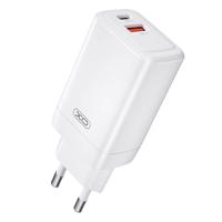 Síťová nabíječka XO CE17, 65 W, 1x USB-C, 1x USB-A