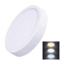 Solight LED mini panel CCT, přisazený, 24W, 1800lm, 3000K, 4000K, 6000K, kulatý WD174