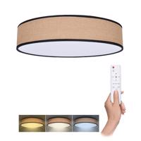 Solight LED osvětlení s dálkovým ovladačem Brownie, 48W, 3360lm, 40cm, změna chromatičnosti, stmívatelné WO8003