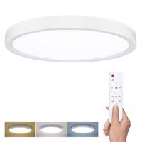 Solight LED osvětlení s dálkovým ovladačem Estela White, 36W, 2700lm, 30cm, změna chromatičnosti, stmívatelné