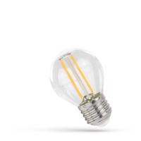 SPECTRUMLED LED BALL G45 E-27 230V 1W COG Teplá bílá CLEAR SPECTRUM