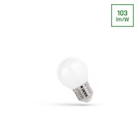 SPECTRUMLED LED BALL G45 E-27 230V 4W COG Neutrální bílá MILKY SPECTRUM