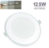 SPECTRUMLED LED panel  FIALE 3 STEP 12,5W AUREOLA A, Neutrální bílá, ROUND Bílá, krokově STMÍVATELNÝ SLI022026NW_PW