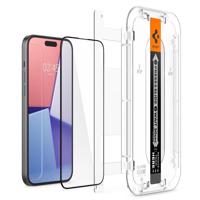 Spigen Glas.tR EZ Fit FC tvrzené sklo pro iPhone 15 Plus - černé 2 ks. 8809896752077