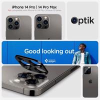 Spigen Optik.tR Ochrana fotoaparátu pro iPhone 14 Pro / Pro Max / 15 Pro / Pro Max - černá 2 ks. 8809811866995