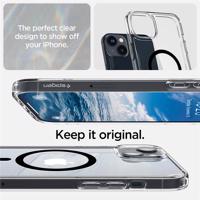 Spigen Ultra Hybrid Mag pouzdro s MagSafe pro iPhone 14 Plus - průhledné černé 8809811864168