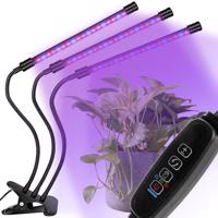 Svítidlo GROW PLANT 20 LED 3 ks pro růst rostlin Gardlov 00019242