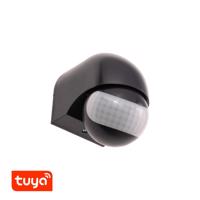 T-LED SMART PIR pohybové čidlo Tuya IS8 IP44, černé TL068352