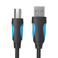 Tiskový kabel USB 2.0 A na USB-B Vention VAS-A16-B1000 10 m černý