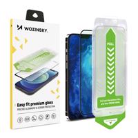 Tvrzené sklo 9H s montážním rámem pro iPhone 13 Pro Max Wozinsky Premium Glass - černé 5907769321474