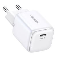 UGREEN 15324 Nexode mini síťová nabíječka, USB-C, PD3.0, QC4.0, GaN, 20W (bílá) 052792