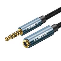 UGREEN AV118 Prodlužovací audio kabel 3,5 mm jack AUX, 0,5 m (černý) 024252