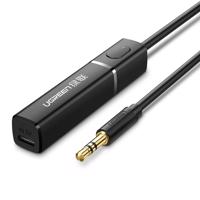 Ugreen Bluetooth vysílač 5.0 bezdrátový audio adaptér 3,5 mm mini jack černý (40761 CM107) 6957303847617