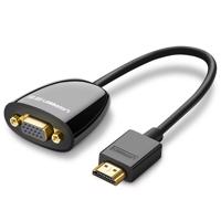 Ugreen cable jednosměrný propojovací kabel z HDMI (samec) na VGA (samice) FHD černý (MM105 40253) 6957303842537