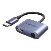 UGREEN CM231 Audio adaptér z USB-C na 3,5mm mini jack (šedý) 042354