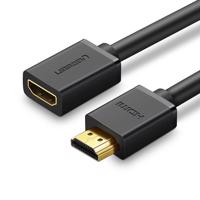 Ugreen kabel Prodlužovací kabel HDMI (samice) - HDMI (samec) 19 pin 1.4v 4K 60Hz 30AWG 2m černý (10142) 6957303811427