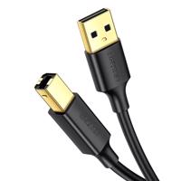 UGREEN US135 USB 2.0 A-B kabel pro tiskárny, pozlacený, 2 m (černý) 024273