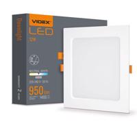 VIDEX LED panel vestavný 12W 175x175mm CCD NEUTRÁLNÍ BÍLÁ VLE-DLBS-124