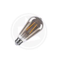 Vipelectro LED žárovka E27 ST64 6W 4xCOB Filament Vita 650lm KOUŘOVÁ, ULTRA TEPLÁ BÍLÁ