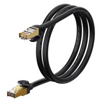 Vysokorychlostní síťový kabel Baseus Speed Seven RJ45 10Gbps 1m černý (WKJS010101) 6932172611354