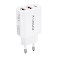 Wozinsky CWCUCW 30W USB-C / 2 x USB-A síťová nabíječka - bílá 5907769308567 5907769308567