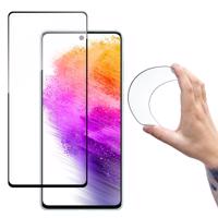 Wozinsky Full Cover Flexi Nano glass film tvrzené sklo s rámečkem Samsung Galaxy A73 transparentní 5907769319563