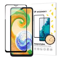 Wozinsky Full Glue Tvrzené sklo Samsung Galaxy A04s 9H Celoplošné tvrzené sklo s černým rámečkem 5907769309281