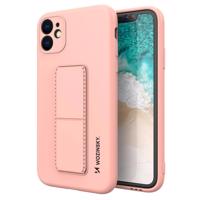 Wozinsky Kickstand Case silikonové pouzdro se stojánkem iPhone 11 Pro růžové 5907769316760