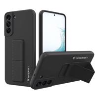 Wozinsky Kickstand Case silikonové pouzdro se stojánkem pro Samsung Galaxy S22+ černé 5907769319914