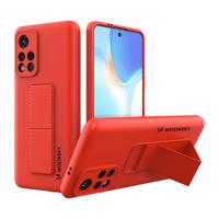 Wozinsky Kickstand Case silikonové pouzdro se stojánkem pro Xiaomi Redmi 10 červené 5907769319891